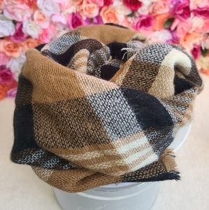 Plaid long Scarf
